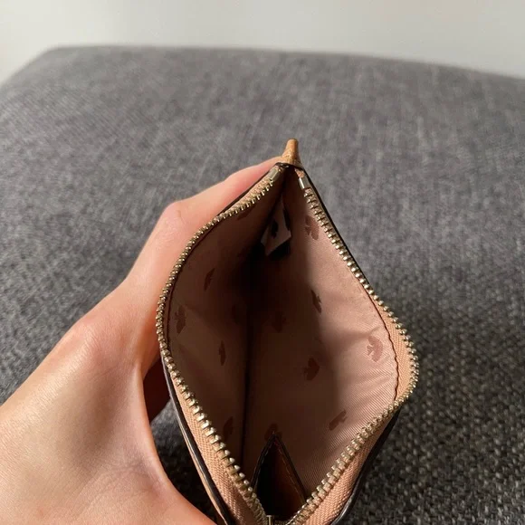 Kate Spade Tan Leather Card Holder - Picture 6 of 10